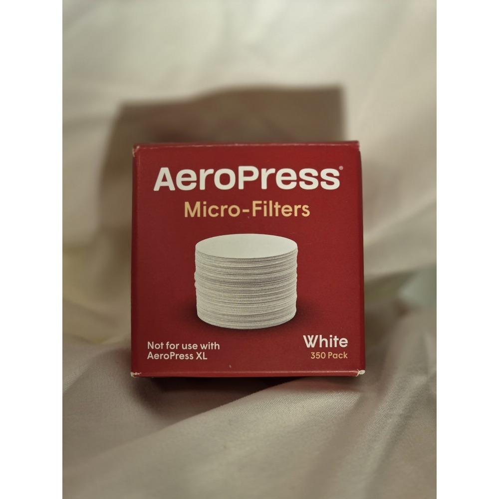 Made In USA AeroPress Coffee Maker White Paper 1 Pack, 350 Filters, 85276000817